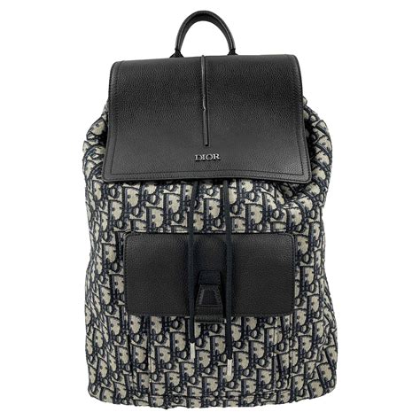 motion backpack dior|Motion Backpack Black Dior Oblique Jacquard and Grained Calfskin.